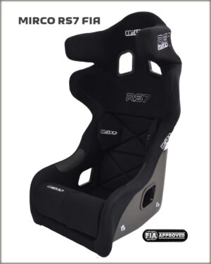 Fotel rajdowy MIRCO RS7 FIA czarny