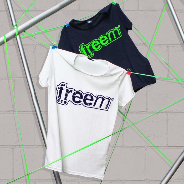 T-shirt Freem biały