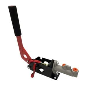 Hydrauliczny hamulec ręczny IRP pionowy / poziomy czerwony + pompa IRP 0.625