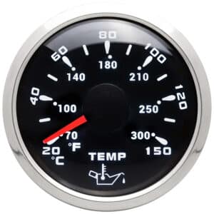 Wskaźnik temperatury oleju Auto Gauge - 7 COLOR