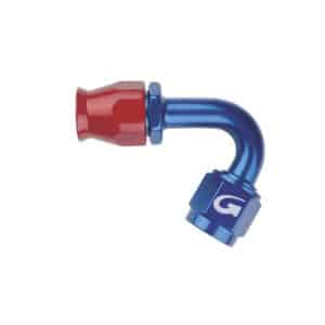 Złączka Goodridge kątowa 120° żeńska JIC do przewodów serii 600 Medium Pressure aluminiowa